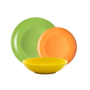 Piatto Piano Porcellana verde - immagine 4
