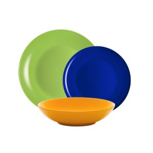 Piatto Piano Porcellana verde - immagine 3